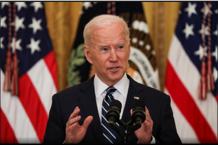 [ẢNH] Cuộc họp báo đầu tiên của Tổng thống Joe Biden: Tái tranh cử năm 2024