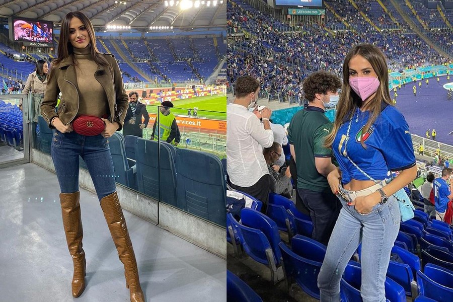 [ẢNH] Euro 2020: Dàn WAGs của các tuyển thủ Italia khoe sắc vóc đẹp ngất ngây