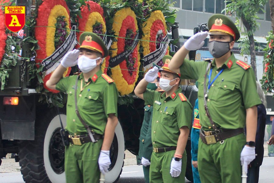Công an Hà Nội đảm bảo an ninh Quốc tang nguyên Tổng Bí thư Lê Khả Phiêu