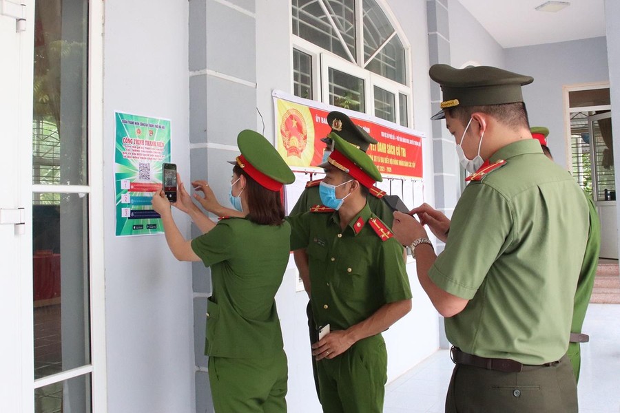 Công an huyện Ứng Hòa triển khai công tác chuẩn bị bầu cử