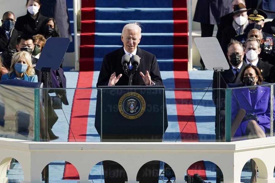 [ẢNH] Ông Joe Biden tuyên thệ trở thành Tổng thống thứ 46 của Mỹ