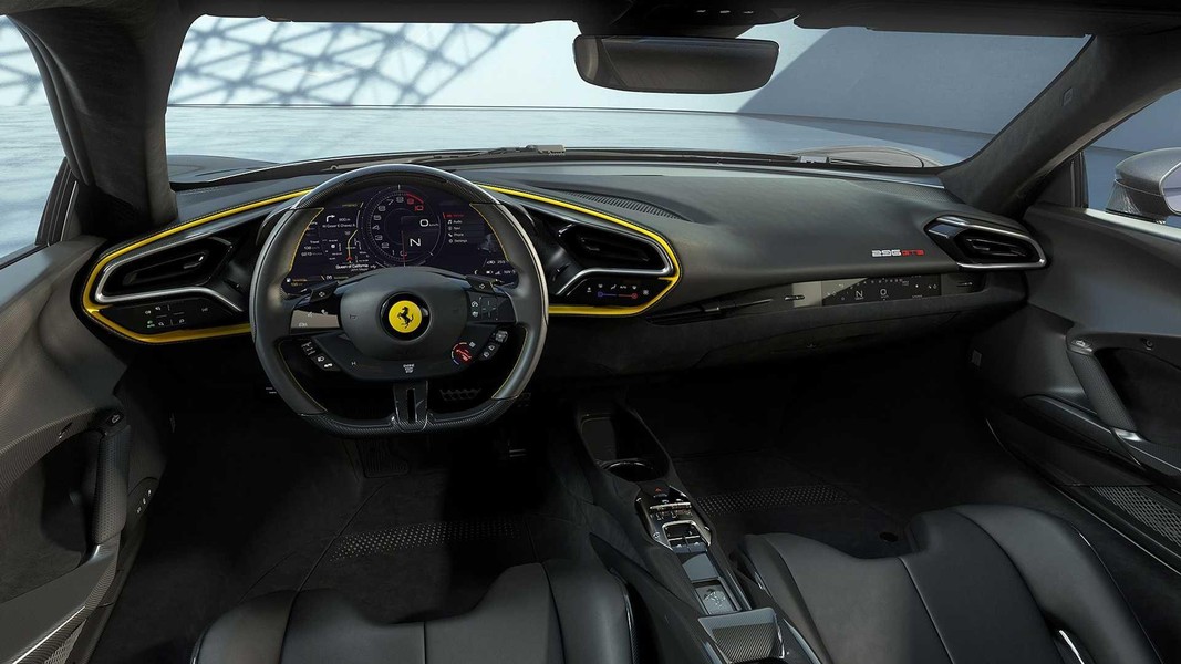 [ẢNH] Ferrari 296 GTB: Trang bị động cơ V6 Hybrid mạnh 818 mã lực