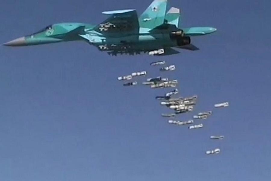 [ẢNH] Chỉ trong một ngày, Nga tiến hành 60 cuộc không kích tiêu diệt phiến binh ở Syria