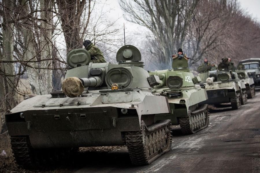 [ẢNH] Nga tuyên bố sẵn sàng can thiệp vào cuộc xung đột ở Donbass