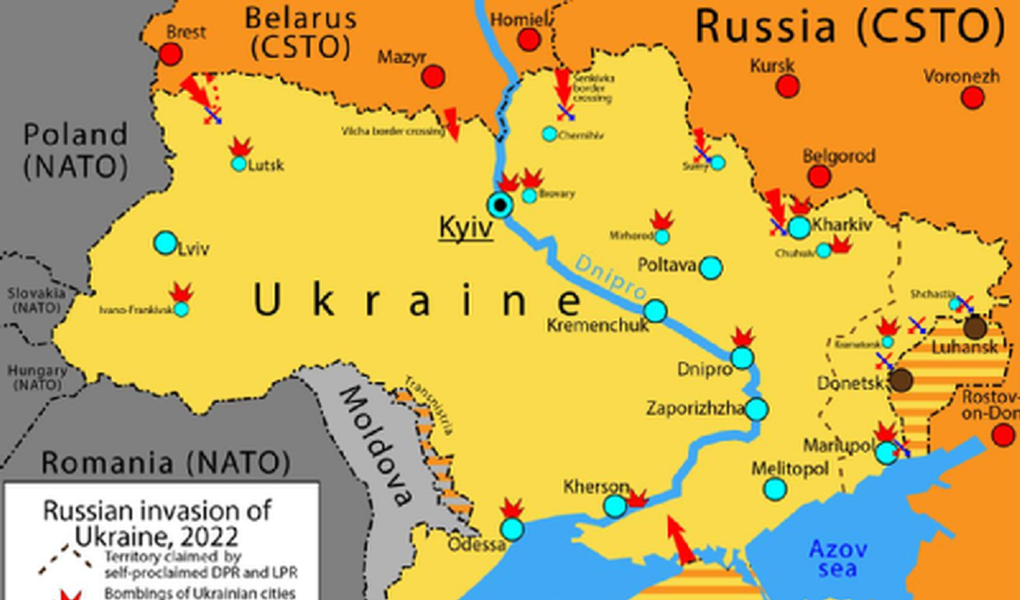 10 xe tăng Ukraine đột kích xuyên biên giới Nga ở Kharkiv?
