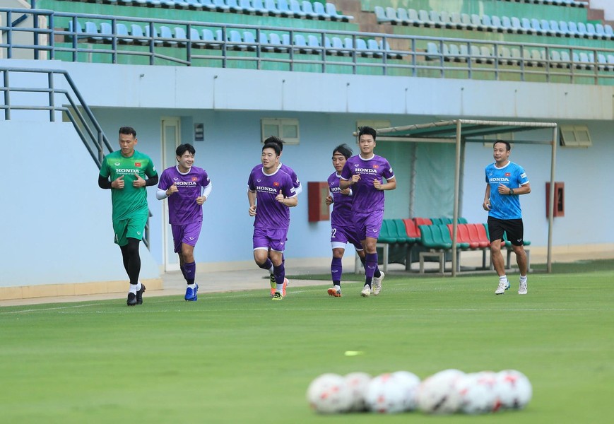 [ẢNH] ĐT Việt Nam bắt đầu 'luyện công' cho vòng loại cuối World Cup 2022