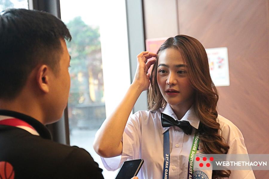Nữ chuyên gia Thái Lan xinh như mộng ở SEA Games 31