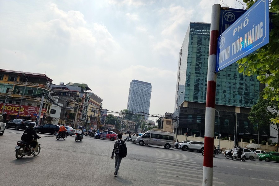 Toàn cảnh tiến độ dự án đường Huỳnh Thúc Kháng kéo dài gần 350 tỷ đồng ở Hà Nội