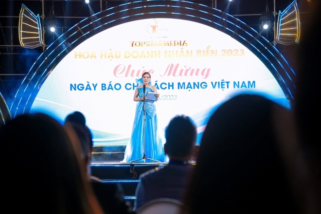 Nhan sắc Quảng Trị đăng quang Á hậu 1 "Hoa hậu Doanh nhân Biển 2023" ảnh 4