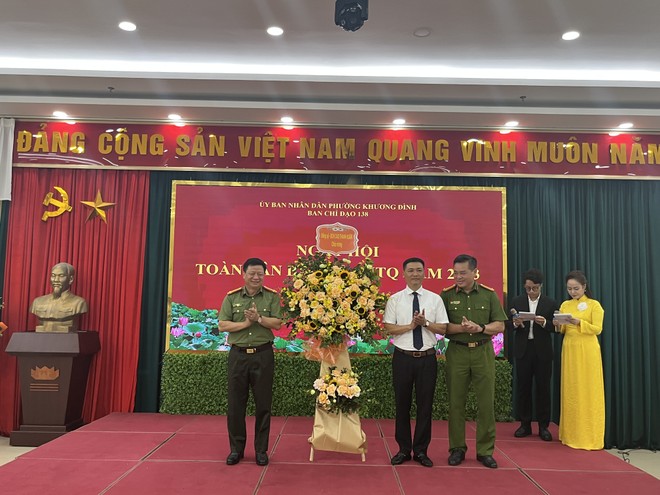 Phường Khương Đình sôi nổi các hoạt động trong Ngày hội toàn dân bảo vệ an ninh Tổ quốc ảnh 2