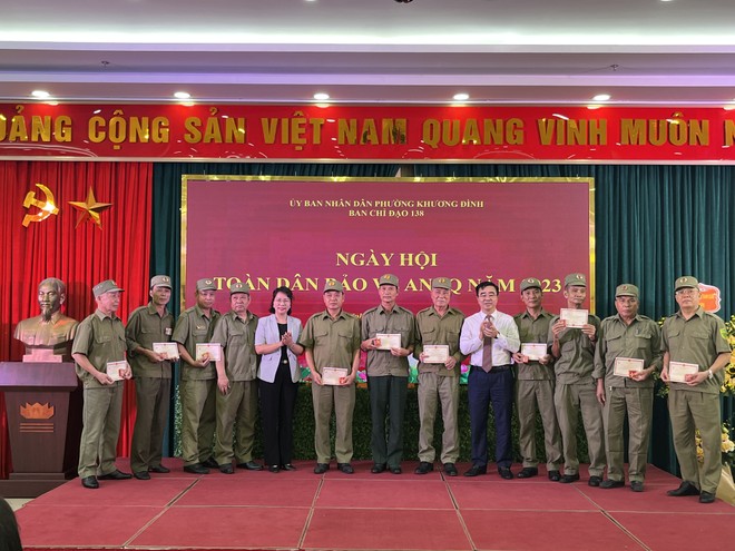 Phường Khương Đình sôi nổi các hoạt động trong Ngày hội toàn dân bảo vệ an ninh Tổ quốc ảnh 3