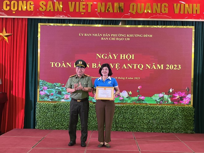 Phường Khương Đình sôi nổi các hoạt động trong Ngày hội toàn dân bảo vệ an ninh Tổ quốc ảnh 7