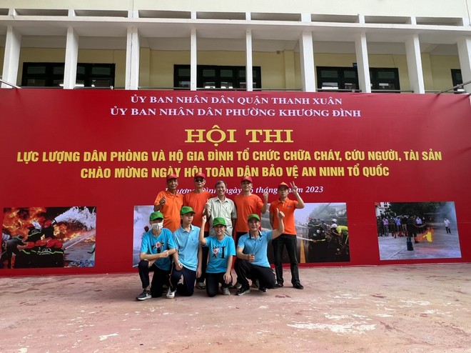 Phường Khương Đình sôi nổi các hoạt động trong Ngày hội toàn dân bảo vệ an ninh Tổ quốc ảnh 12