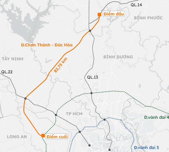 Khởi công xây dựng cao tốc Chơn Thành-Đức Hòa ngay trong quý 4-2023 ảnh 1