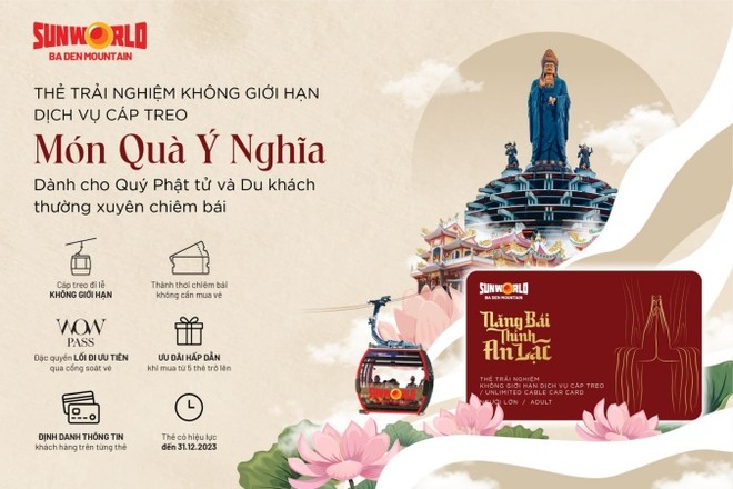 Thoải mái săn mây, trải nghiệm loạt lễ hội tại núi Bà Đen với thẻ trải nghiệm dịch vụ cáp treo không giới hạn ảnh 2
