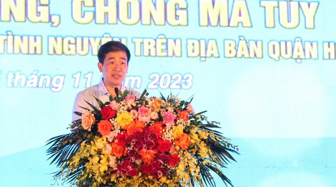 Sân khấu hóa hội thi tuyên truyền phòng, chống ma túy tại phố đi bộ hồ Hoàn Kiếm ảnh 3