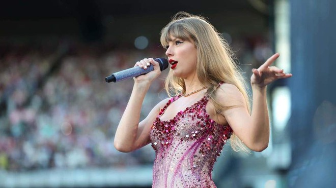 Taylor Swift tại Menbourne, Australia vào ngày 16/2/2023. Ảnh: Getty
