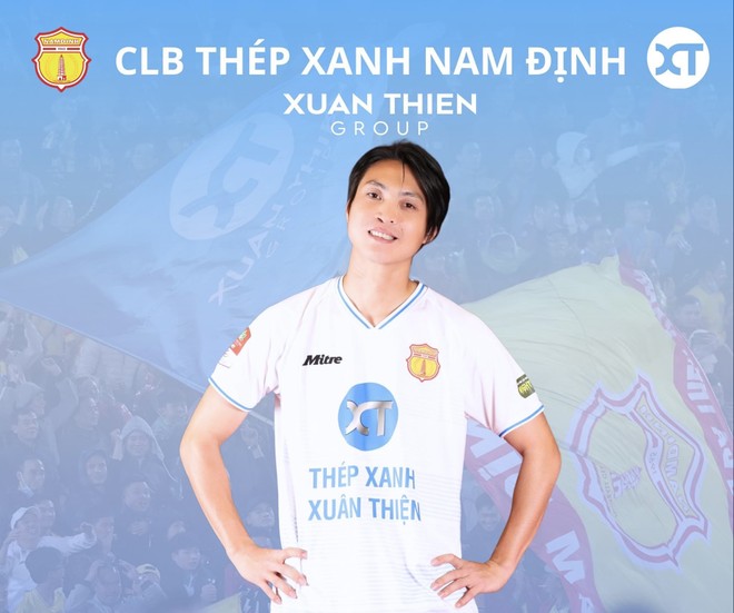 Tuấn Anh sẽ khoác áo CLB Nam Định từ lượt về V-League 2023/24