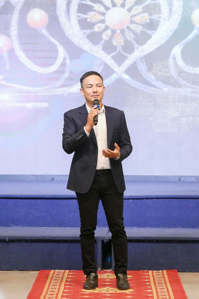 Ông Nguyễn Duy Mạnh - Trưởng BTC cuộc thi phát biểu tại sự kiện