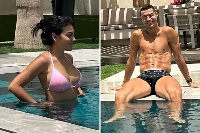 Extremely fit bodies of Ronaldo and his girlfriend