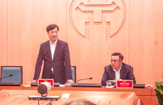 Thượng tướng Nguyễn Duy Ngọc – Thứ trưởng Bộ Công an, Tổ phó Thường trực Tổ công tác triển khai Đề án 06 của Chính phủ phát biểu tại buổi làm việc