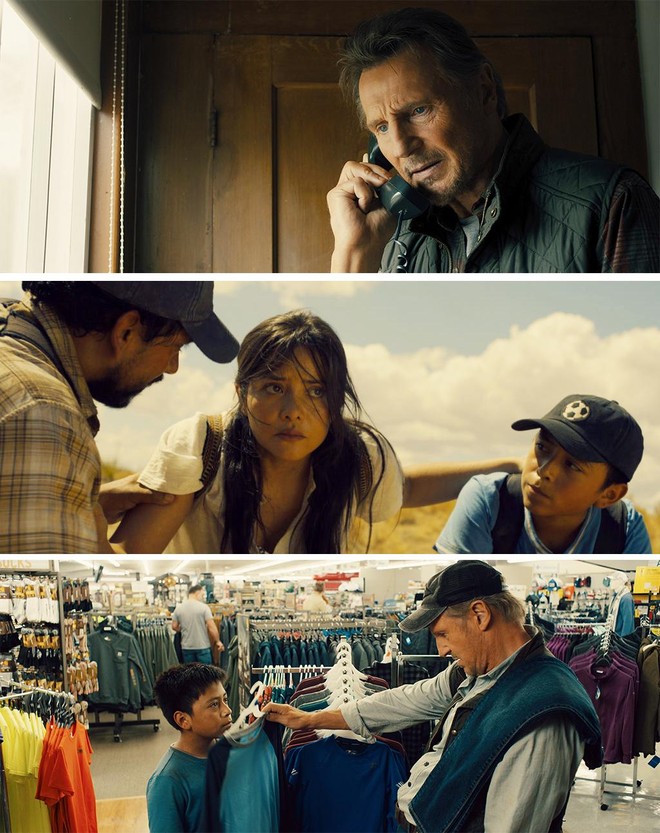 Cảnh trong “Tay xạ thủ”: Cuộc gặp gỡ định mệnh giữa Jim và 2 mẹ con người phụ nữ Mexico nhập cư khiến cuộc đời ông thay đổi