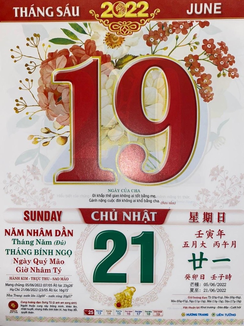 Xem Lịch Âm - Lịch Vạn Sự Hôm Nay Ngày 19 Tháng 6 Năm 2022 Tốt Hay Xấu? |  Báo Điện Tử An Ninh Thủ Đô